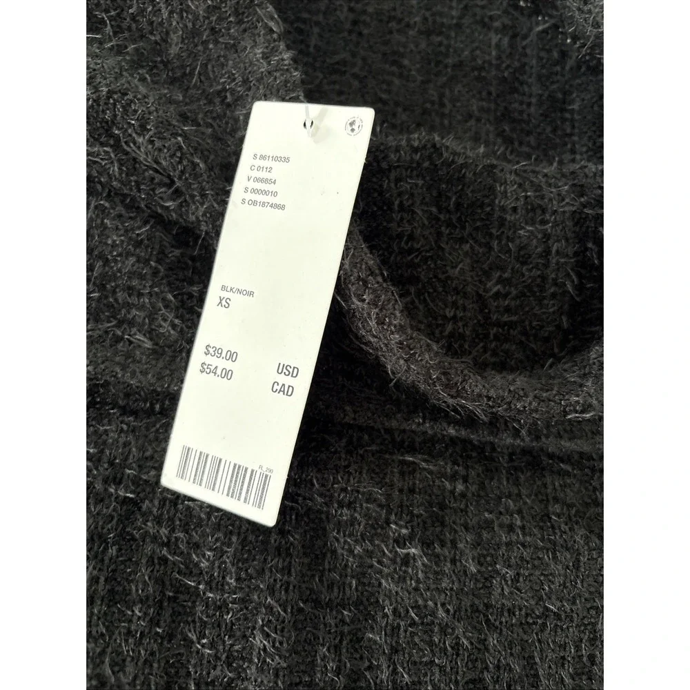 urban outfitters silence + noise Black sweater Womens XS‎ Bell Sleeve Cropped